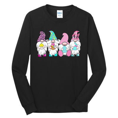 cute Gnome Easter Egg Hunting And Basket Tall Long Sleeve T-Shirt