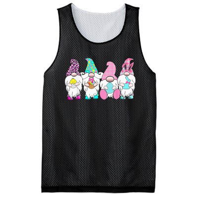 cute Gnome Easter Egg Hunting And Basket Mesh Reversible Basketball Jersey Tank