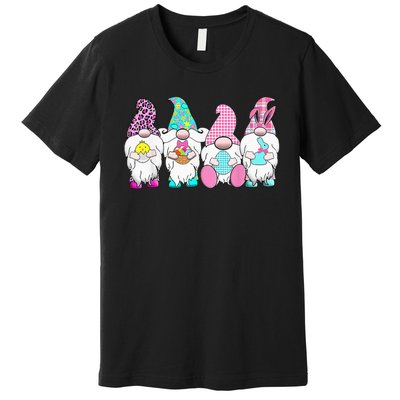 cute Gnome Easter Egg Hunting And Basket Premium T-Shirt