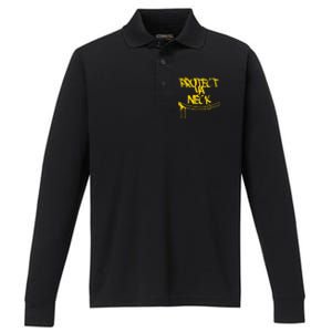 Classic Golden Era 90s Hiphop Music Quote Protect Performance Long Sleeve Polo