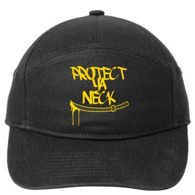 Classic Golden Era 90s Hiphop Music Quote Protect 7-Panel Snapback Hat