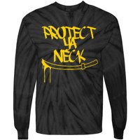 Classic Golden Era 90s Hiphop Music Quote Protect Tie-Dye Long Sleeve Shirt