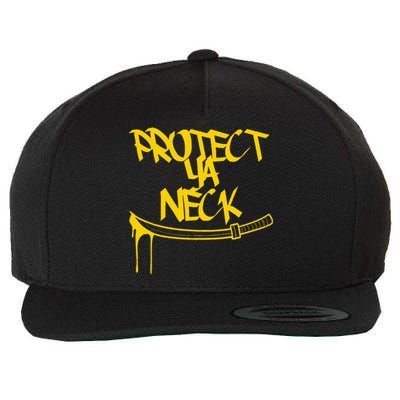 Classic Golden Era 90s Hiphop Music Quote Protect Wool Snapback Cap