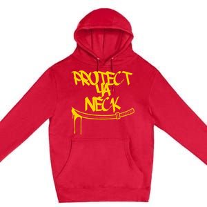 Classic Golden Era 90s Hiphop Music Quote Protect Premium Pullover Hoodie