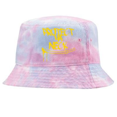 Classic Golden Era 90s Hiphop Music Quote Protect Tie-Dyed Bucket Hat