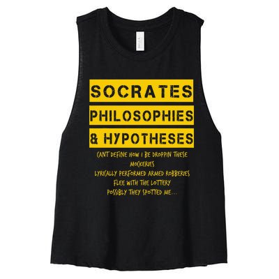 Classic Golden Era 90s Hiphop Rap Music Women's Racerback Cropped Tank