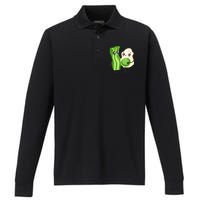 Cute Green Eggs Ham Smile Face Brunch Breakfast Costume Performance Long Sleeve Polo