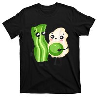 Cute Green Eggs Ham Smile Face Brunch Breakfast Costume T-Shirt