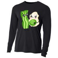 Cute Green Eggs Ham Smile Face Brunch Breakfast Costume Cooling Performance Long Sleeve Crew