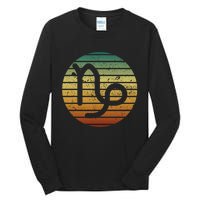 Capricorn Gifts Funny Sunset Zodiac Sign Birthday Tall Long Sleeve T-Shirt