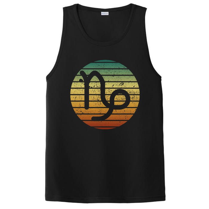 Capricorn Gifts Funny Sunset Zodiac Sign Birthday PosiCharge Competitor Tank