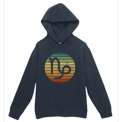 Capricorn Gifts Funny Sunset Zodiac Sign Birthday Urban Pullover Hoodie