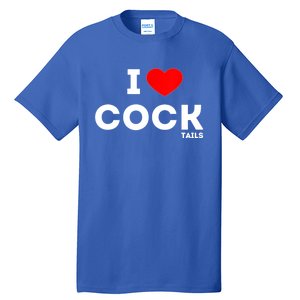 Cute Gift Funny I Love Cocktails Ing Pun Gift Tall T-Shirt