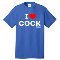 Cute Gift Funny I Love Cocktails Ing Pun Gift Tall T-Shirt