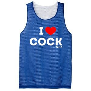 Cute Gift Funny I Love Cocktails Ing Pun Gift Mesh Reversible Basketball Jersey Tank