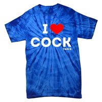 Cute Gift Funny I Love Cocktails Ing Pun Gift Tie-Dye T-Shirt