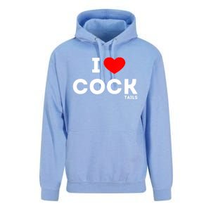 Cute Gift Funny I Love Cocktails Ing Pun Gift Unisex Surf Hoodie