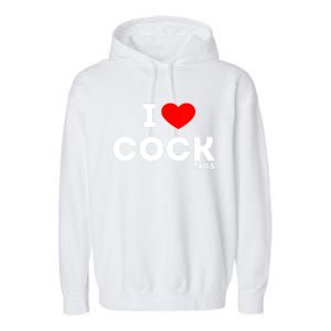 Cute Gift Funny I Love Cocktails Ing Pun Gift Garment-Dyed Fleece Hoodie