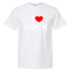 Cute Gift Funny I Love Cocktails Ing Pun Gift Garment-Dyed Heavyweight T-Shirt