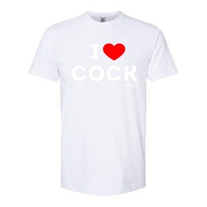 Cute Gift Funny I Love Cocktails Ing Pun Gift Softstyle CVC T-Shirt