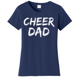 Cheerleader Gift For Father From Cheerleader Retro Cheer Dad Women's T-Shirt