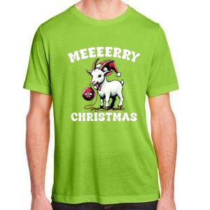 Christmas Goat Farm Animal Christmas Adult ChromaSoft Performance T-Shirt