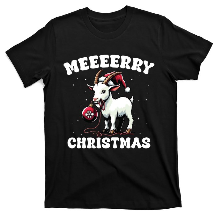 Christmas Goat Farm Animal Christmas T-Shirt