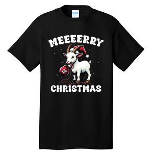 Christmas Goat Farm Animal Christmas Tall T-Shirt