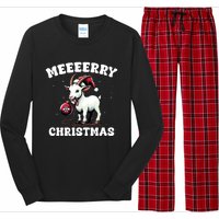 Christmas Goat Farm Animal Christmas Long Sleeve Pajama Set