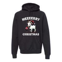 Christmas Goat Farm Animal Christmas Premium Hoodie