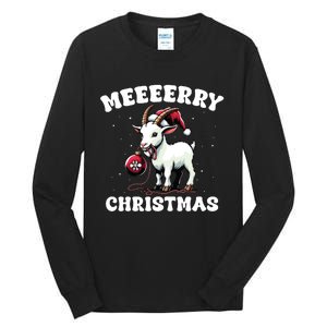 Christmas Goat Farm Animal Christmas Tall Long Sleeve T-Shirt