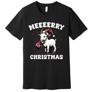 Christmas Goat Farm Animal Christmas Premium T-Shirt