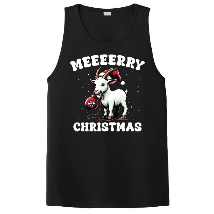 Christmas Goat Farm Animal Christmas PosiCharge Competitor Tank