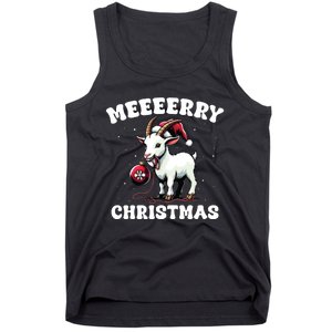 Christmas Goat Farm Animal Christmas Tank Top