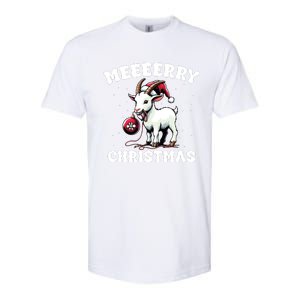 Christmas Goat Farm Animal Christmas Softstyle CVC T-Shirt