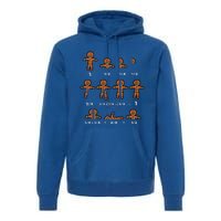 Christmas Gingerbread Fraction Cute Xmas Cookie Math Teacher Premium Hoodie