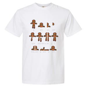 Christmas Gingerbread Fraction Cute Xmas Cookie Math Teacher Garment-Dyed Heavyweight T-Shirt