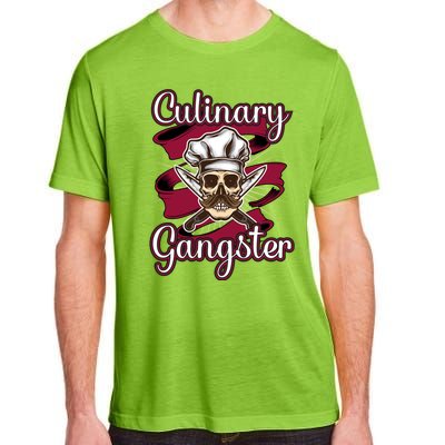 Culinary Gangster Funny Restaurant Cook Chef Cute Gift Adult ChromaSoft Performance T-Shirt