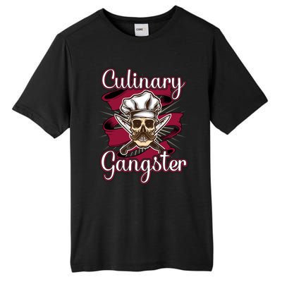 Culinary Gangster Funny Restaurant Cook Chef Cute Gift Tall Fusion ChromaSoft Performance T-Shirt