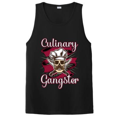 Culinary Gangster Funny Restaurant Cook Chef Cute Gift PosiCharge Competitor Tank