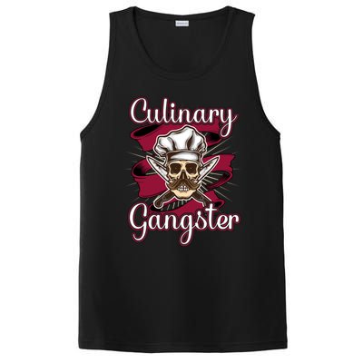 Culinary Gangster Funny Restaurant Cook Chef Cute Gift PosiCharge Competitor Tank