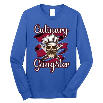 Culinary Gangster Funny Restaurant Cook Chef Cute Gift Long Sleeve Shirt