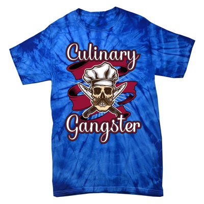 Culinary Gangster Funny Restaurant Cook Chef Cute Gift Tie-Dye T-Shirt