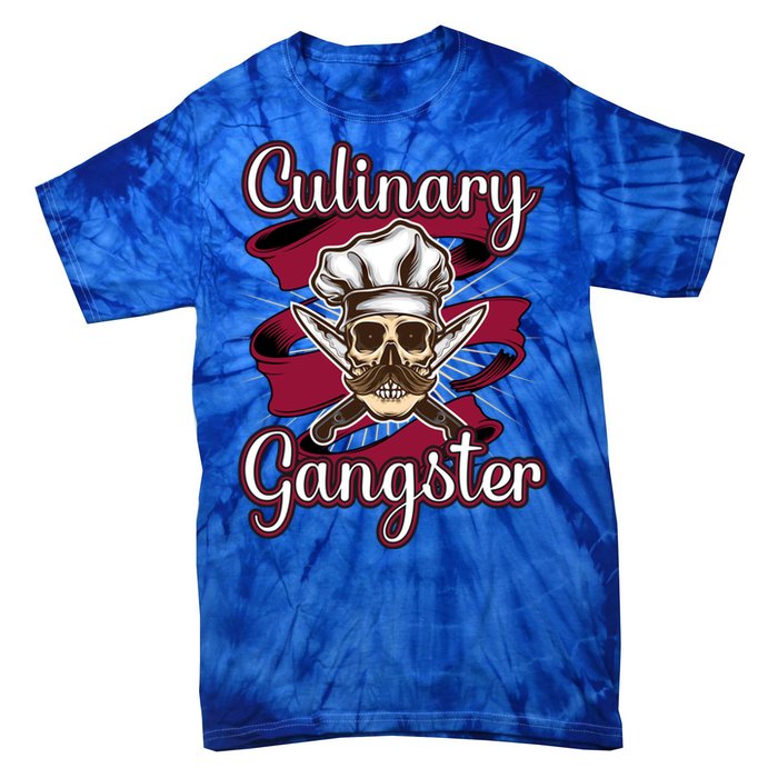 Culinary Gangster Funny Restaurant Cook Chef Cute Gift Tie-Dye T-Shirt