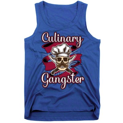 Culinary Gangster Funny Restaurant Cook Chef Cute Gift Tank Top