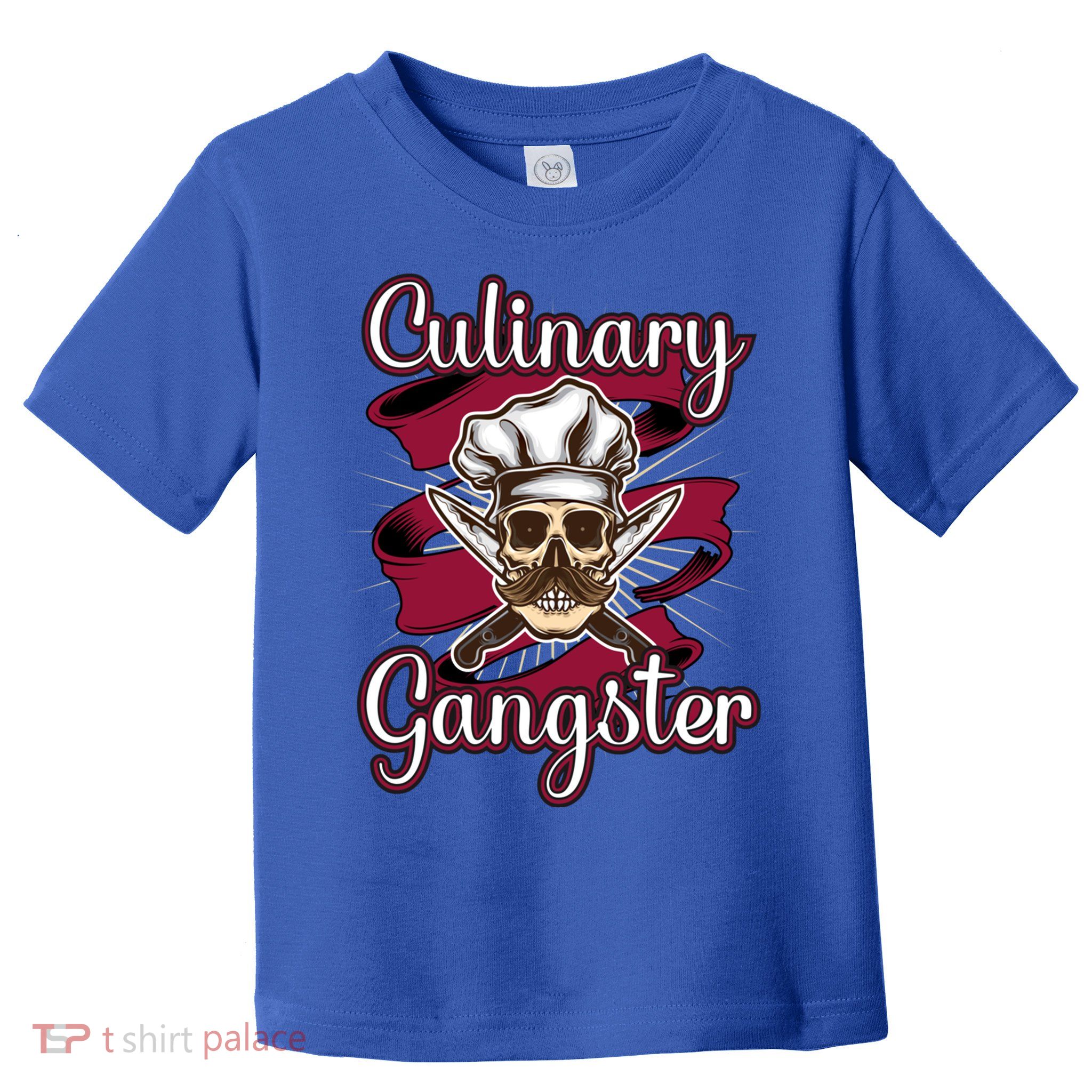 Culinary Gangster Funny Restaurant Cook Chef Cute Gift Toddler T-Shirt