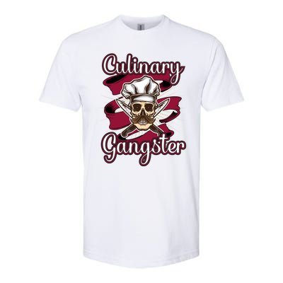 Culinary Gangster Funny Restaurant Cook Chef Cute Gift Softstyle CVC T-Shirt