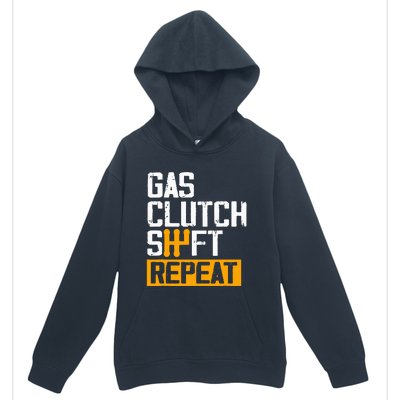 Car Guy Funny Gas Clutch Shift Repeat For Manual Shift Car Urban Pullover Hoodie