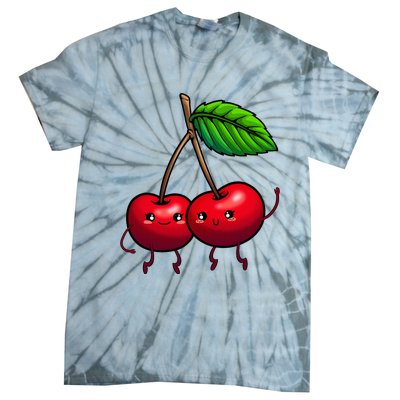 Cherry Graphic For Women Cherry Print Cherry Lover Tie-Dye T-Shirt