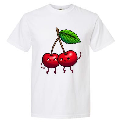 Cherry Graphic For Women Cherry Print Cherry Lover Garment-Dyed Heavyweight T-Shirt